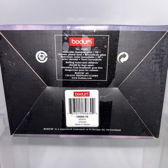 Bodum Kenya Cafetiere French Press Coffee Tea Maker Glass 6 Cup NIB - Picture 3 of 10